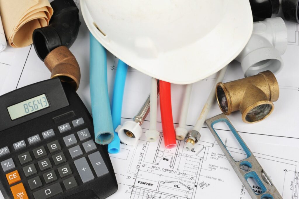 Plumber items and their finances calculator