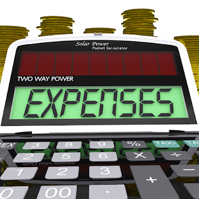Expenses word in calculator